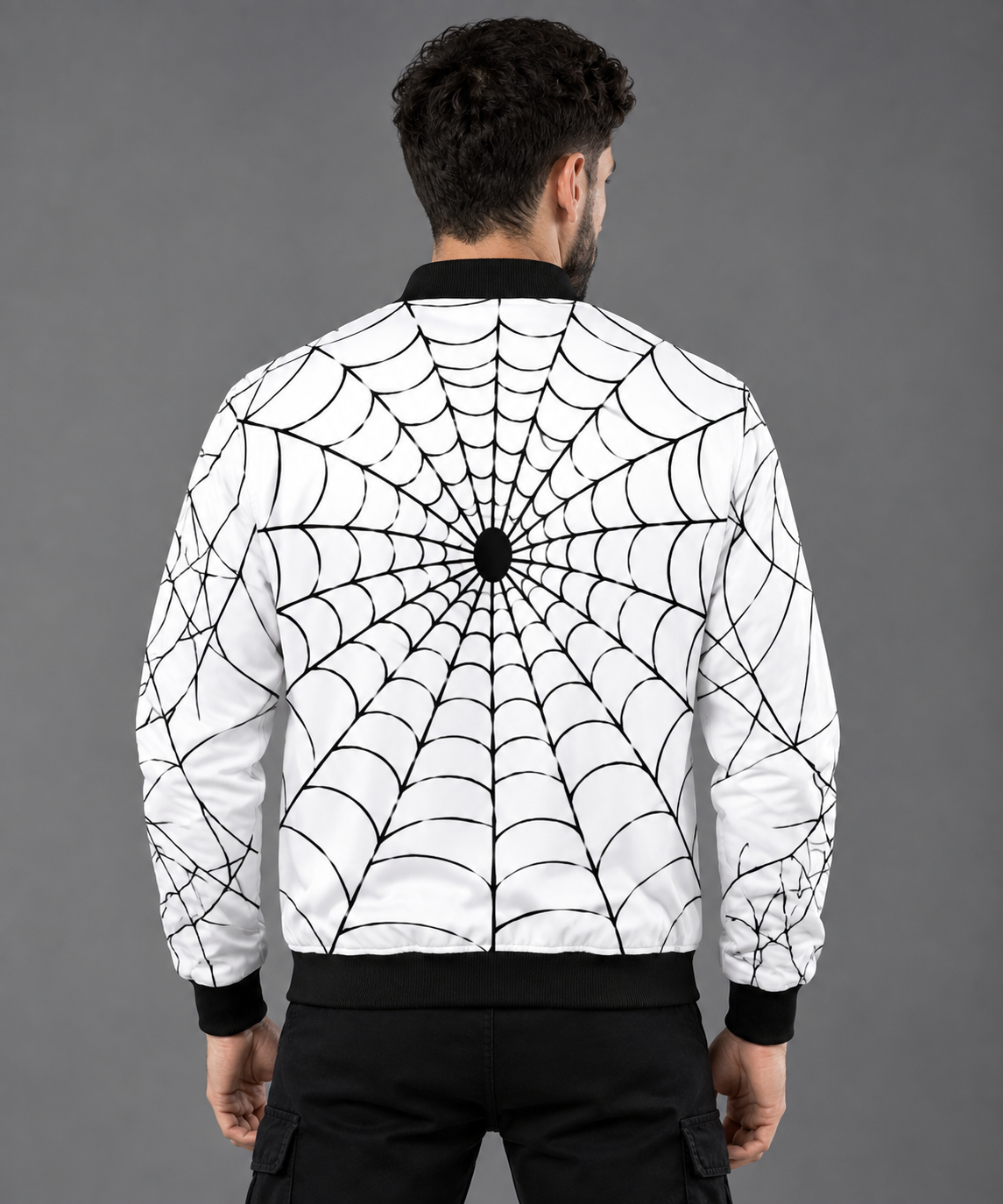 Vendra - Spider AOP Bomber Jacket